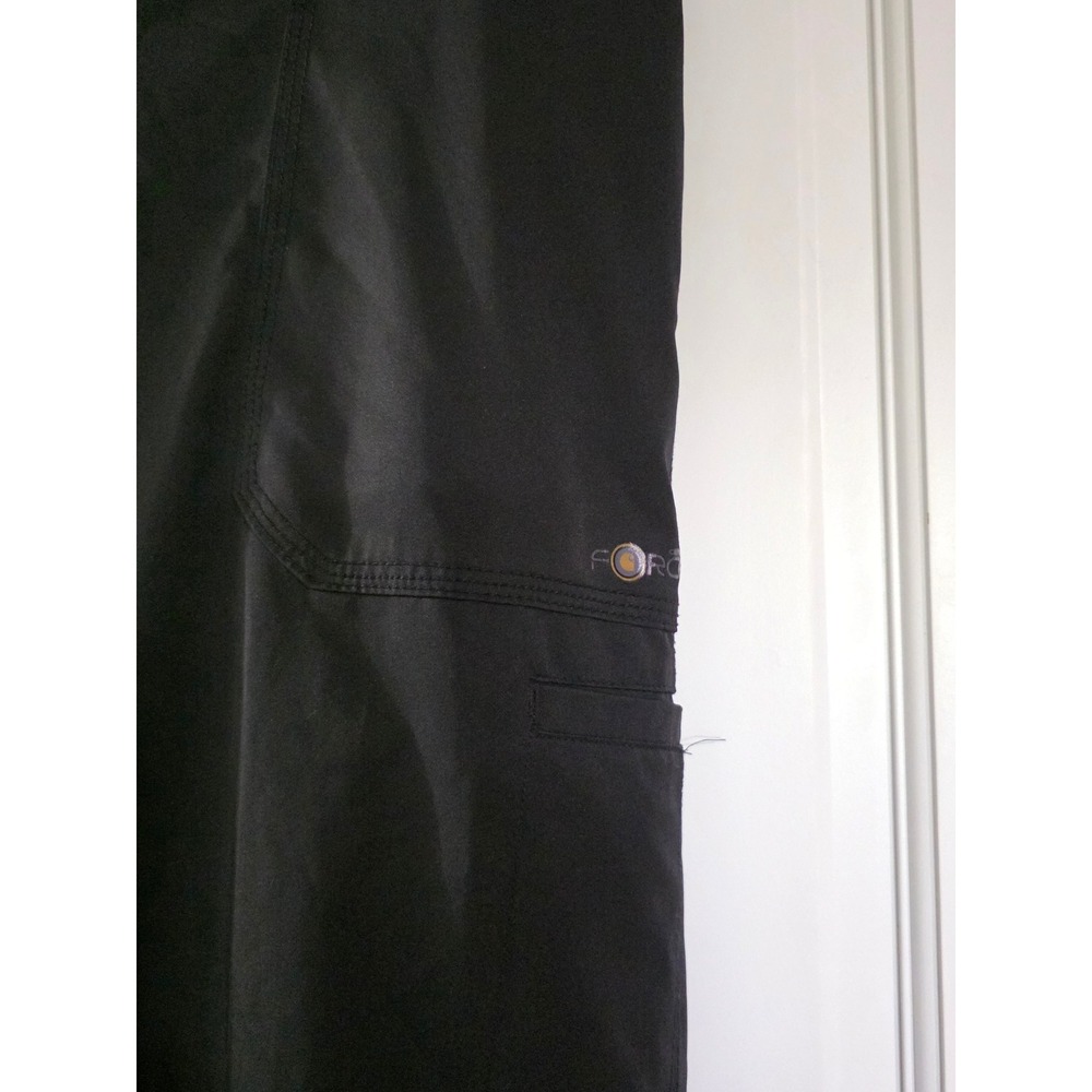 Carhartt Force Women Black Scrub Pants Cargo Utility C52106 Regular Large L - Picture 6 of 6